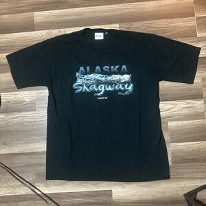 Alaska Skagway‎ Cruise Graphic Tee - Black